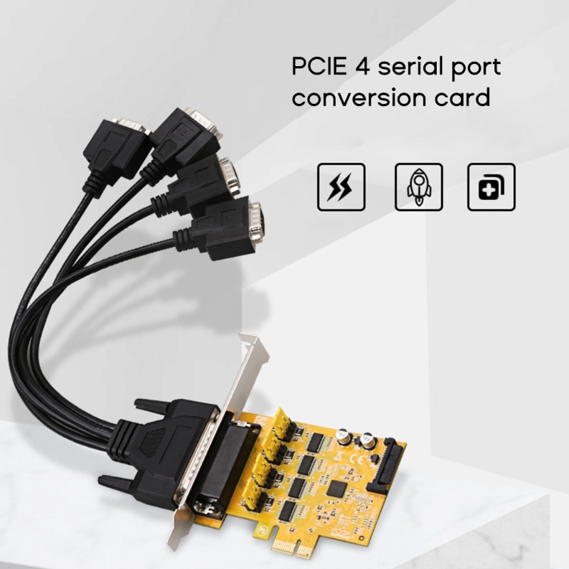 Zzz2/4-port DB9in Seri RS232 DB9 Pcie Controller Card PCI-Express 4port/2port