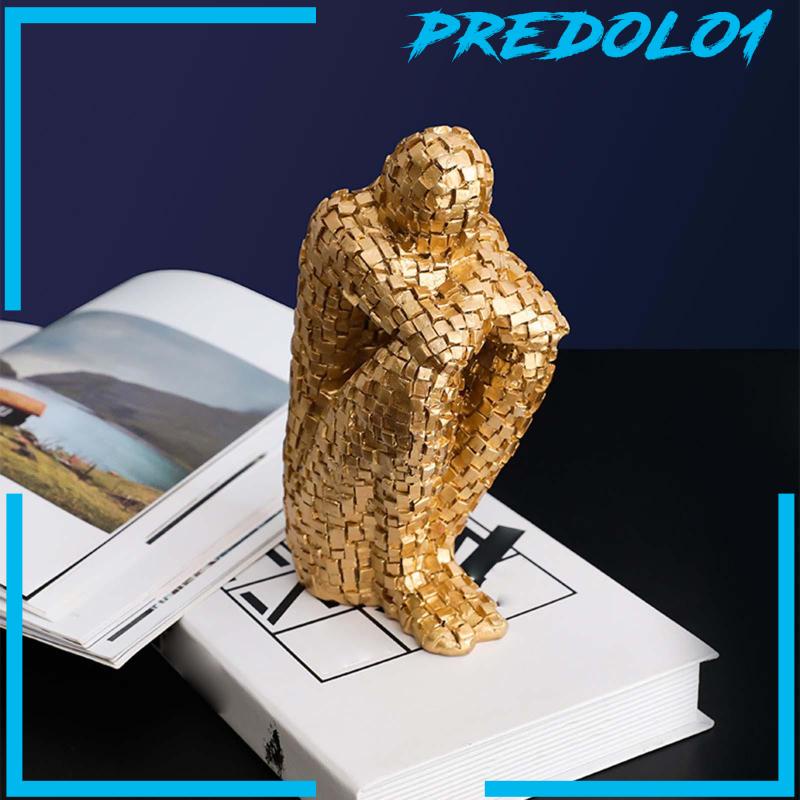 [Predolo1] Bookends Patung Abstrak Gaya Nordic Thinker Koleksi Untuk Dekorasi