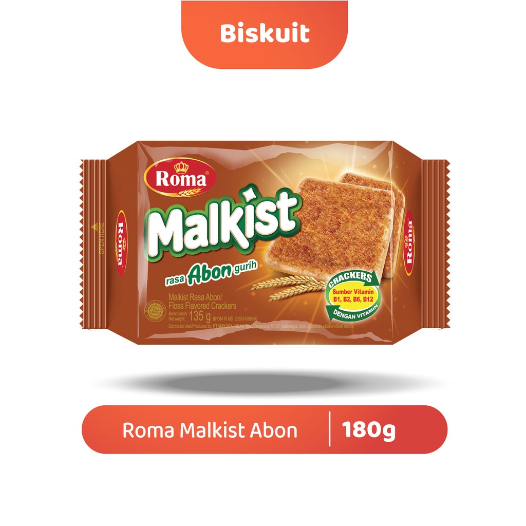 

Roma Malkist Abon Crackers 135 gr