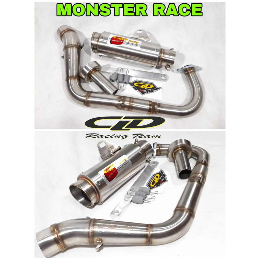 Knalpot Original CLD Type Monster Race Beat Karbu Beat Fi Scoopy Karbu Scoop Fi Vario 110 Vario 125 