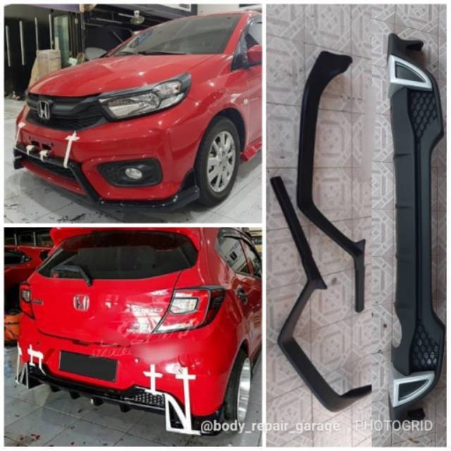 Winglet Front Lips Diffuser Honda Brio Small Rs Concept