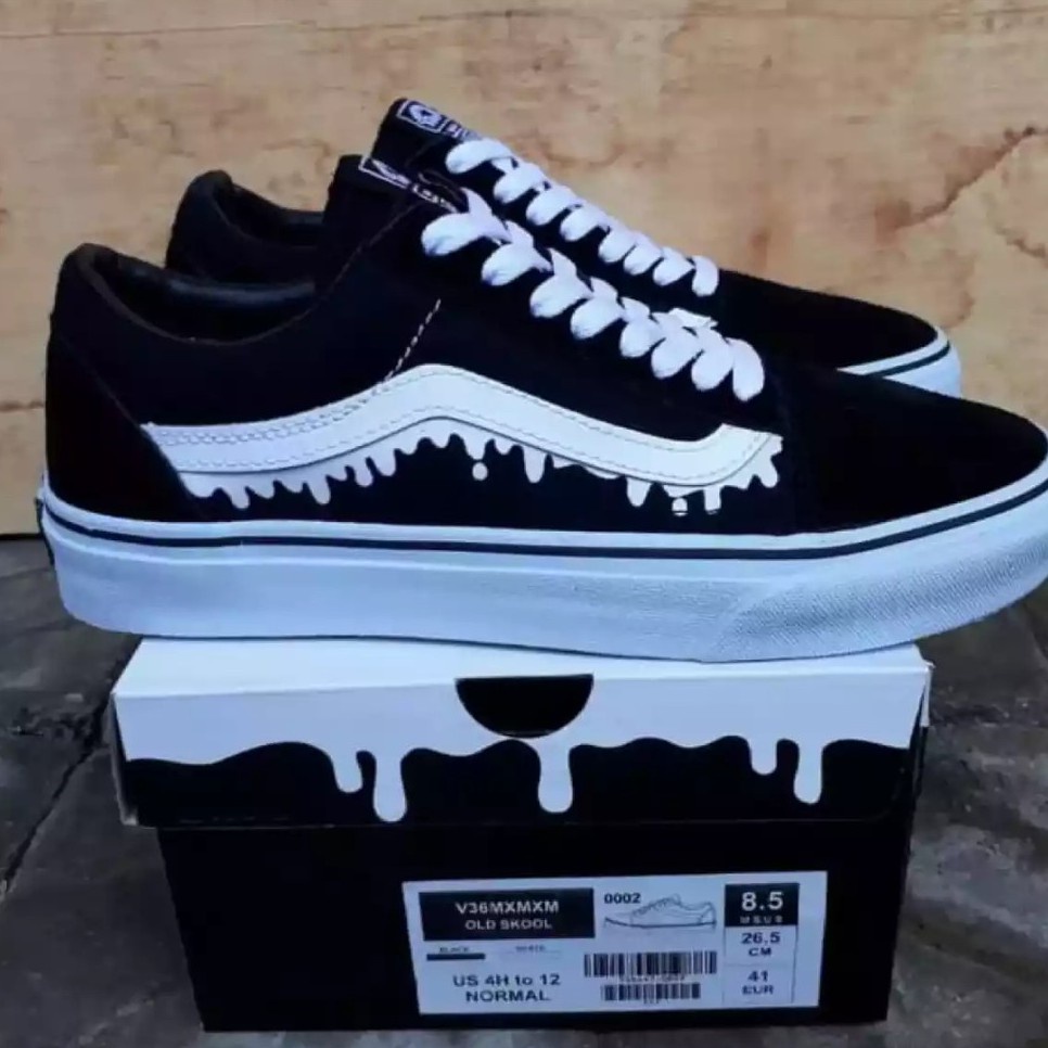 SEPATU VANS OLD SKOOL LUMER-SEPATU SNEAKER SEPATU HITAM PRIA -SEPATU PRIA - WANITA