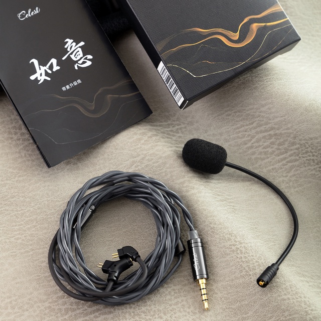 Kinera Celest RUYI Kabel Earphone 0.78 2Pin Mikrofon Profesional Kabel Boom Mic Audio Gaming Esports Headset Livestreaming