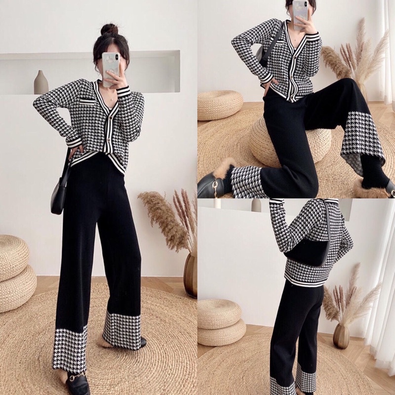 SALESET RAJUT ANGEL SET Knit 2in1 CARDIGAN  KNIT NAGITA SET RAJUT KOREA STYLE  IMPORT