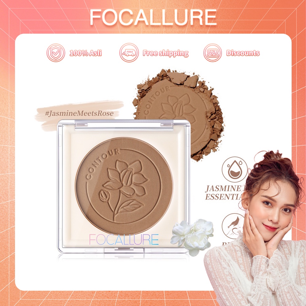 FOCALLURE Full Coverage Creamy Contour #JasmineMeetsRose Untuk Wajah FA233