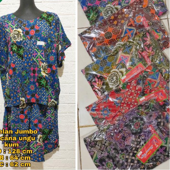 ☈ Setelan jumbo kencana ungu ❋