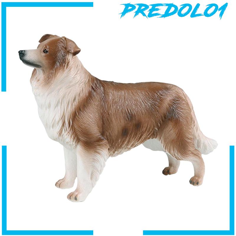 [Predolo1] Ornamen Patung Patung Anjing Realistis Untuk Pesta Anak Laki-Laki Dan Perempuan