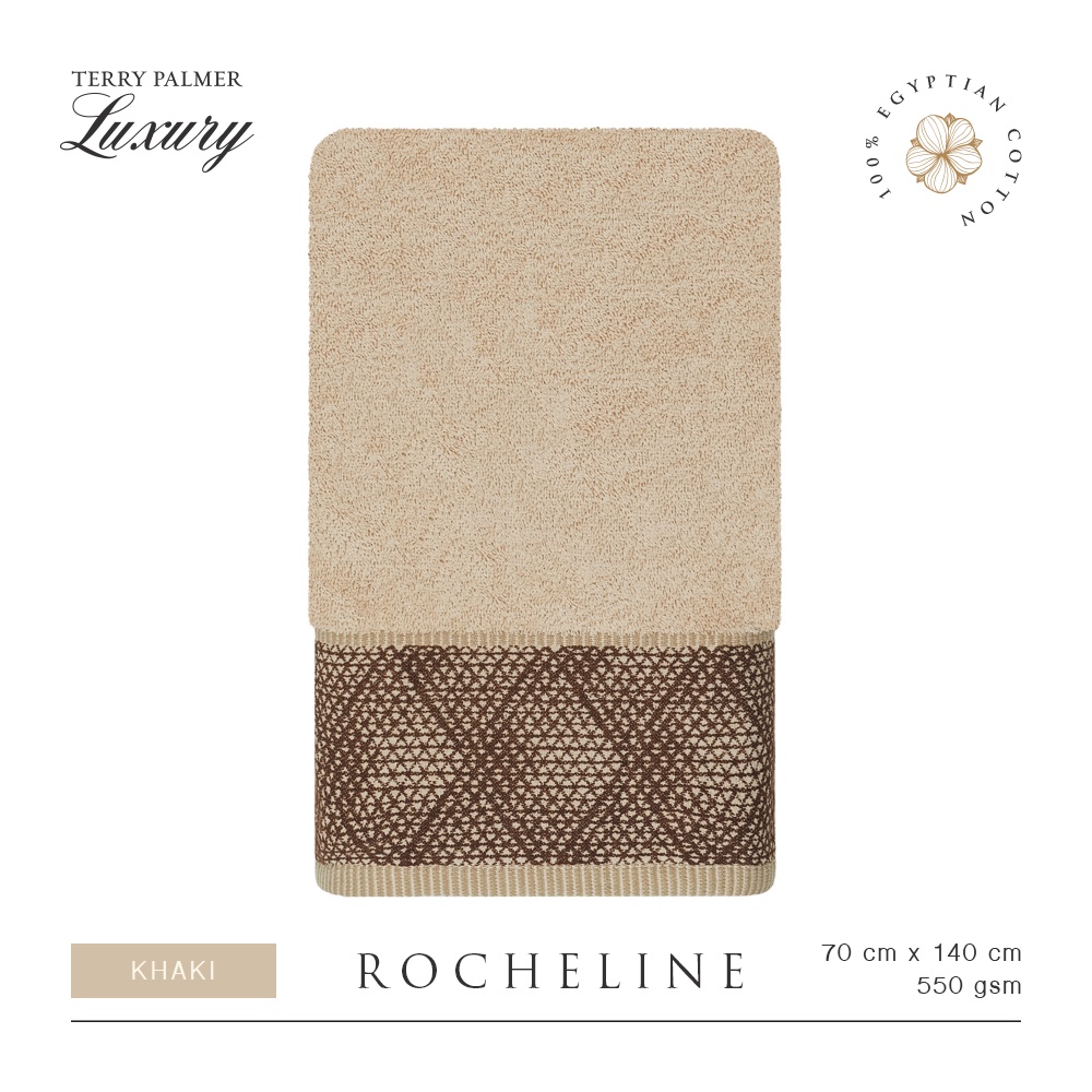 Terry Palmer Luxury Egyptian ROCHELINE / Handuk Mandi 70 x 140 cm