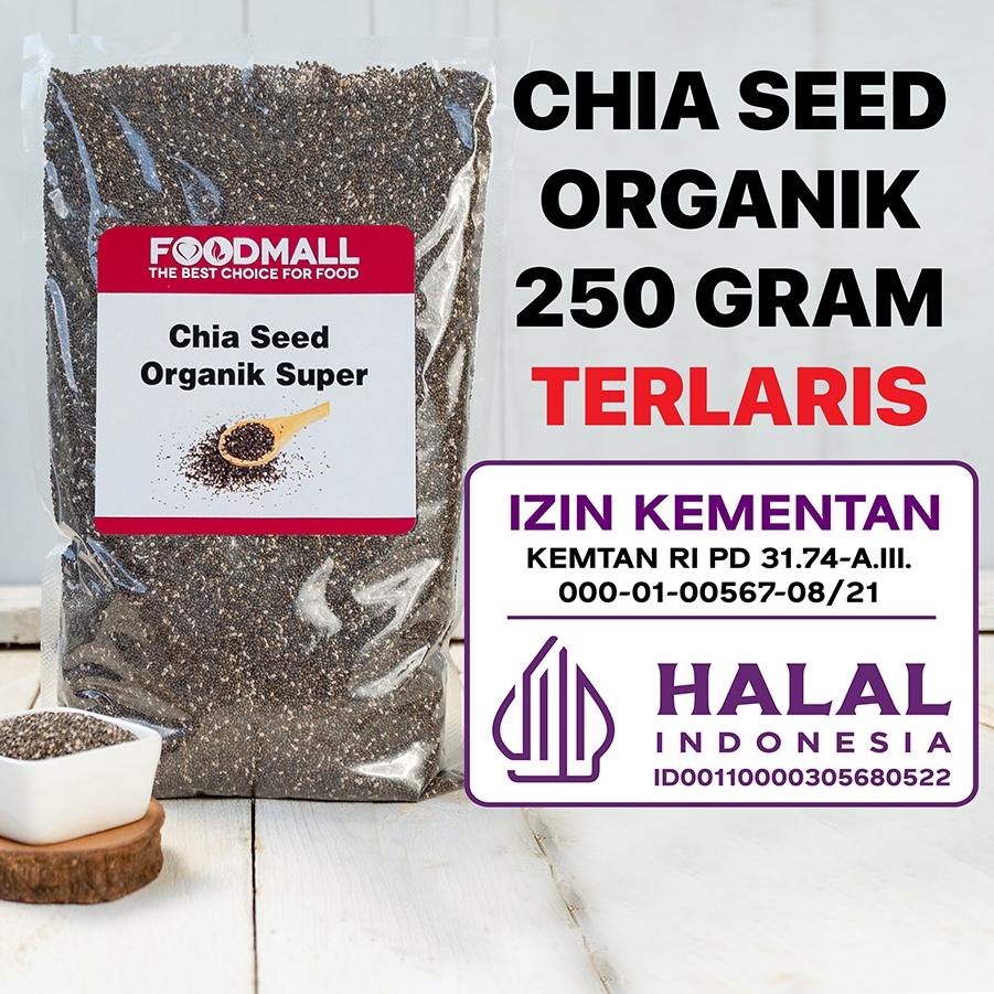 

✺ Organic Chia Seed 250 GRAM / Organik HALAL ☉