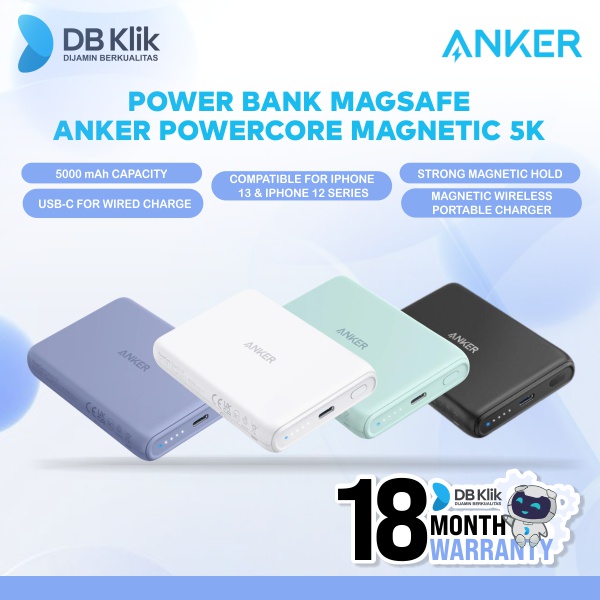 Power Bank MagSafe Anker PowerCore Magnetic 5K - Anker A1619