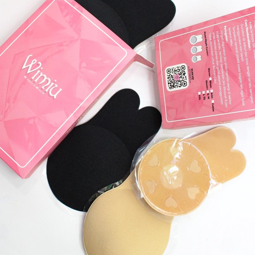 ➤ WIMIU BH Tempel Nipple Cover Pad Bulat Bra Tempel Push up Kelinci  ✽
