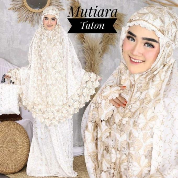 Mukena Dewasa Sutra Bordir Mewah