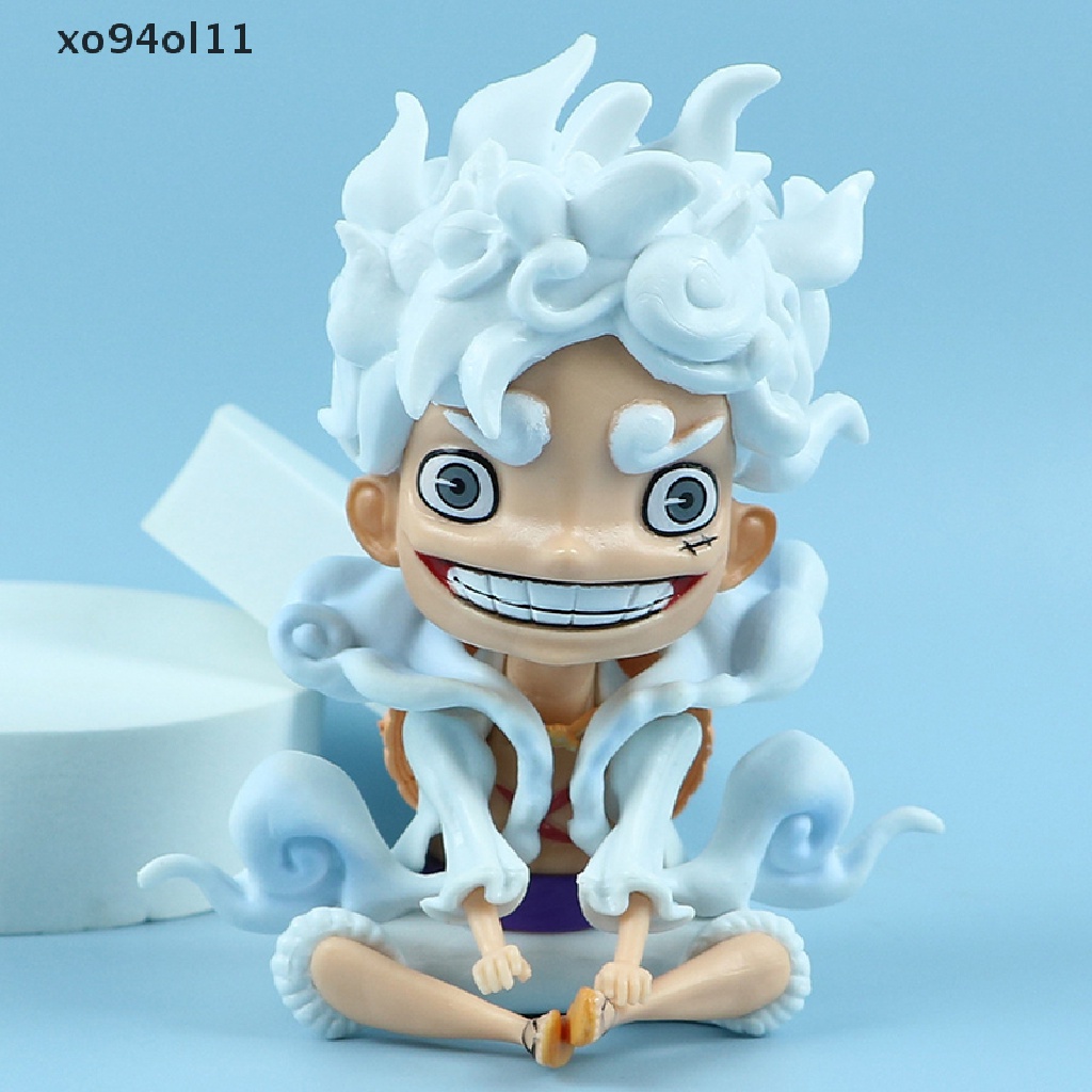 Xo One Piece Luffy Gear5 Tokoh Anime Sun God Nika 12 cm PVC Action Figurine Patung Model Koleksi Mainan Boneka Untuk Anak Hadiah Dewa Matahari Nika Luffy Figure OL