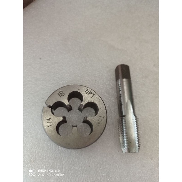 senai dan tap inchi 1/4-18 npt tinggal pakai