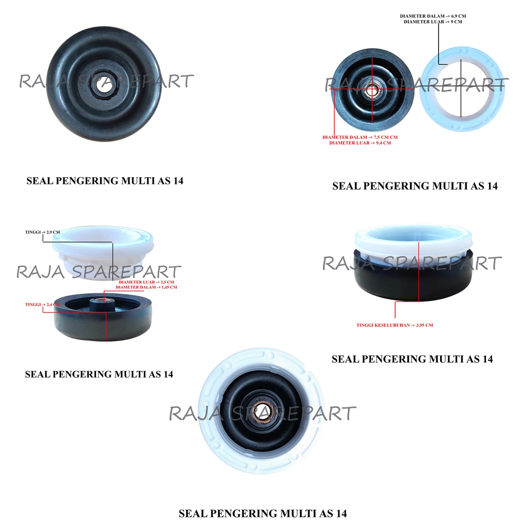 Seal Pengering Mesin Cuci 2 Tabung Multi