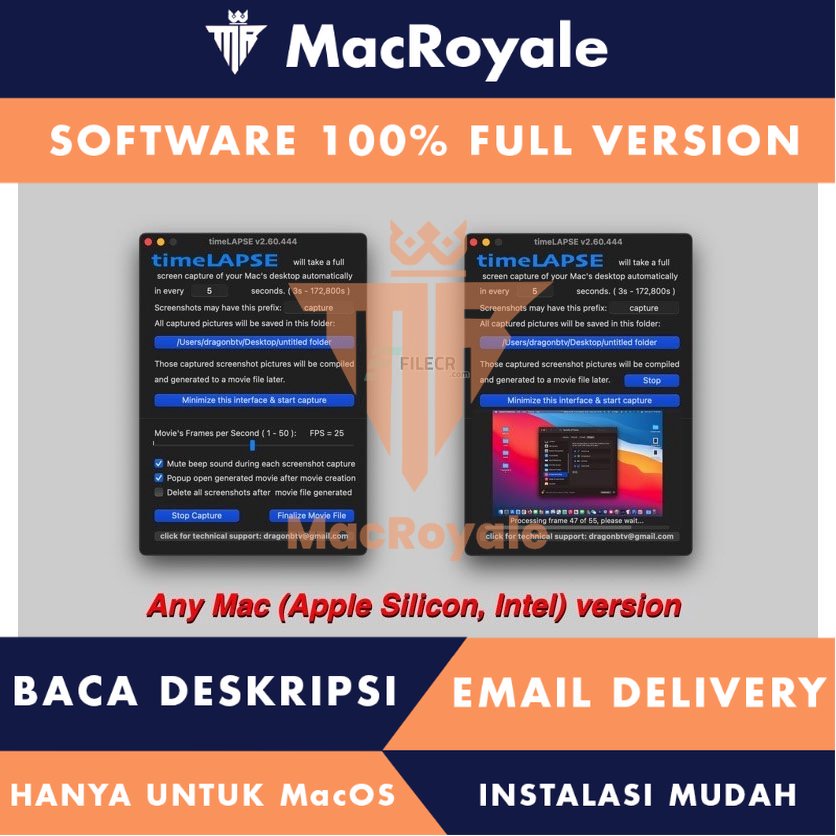 [MacOS] timeLAPSE Full Version Lifetime Full Garansi