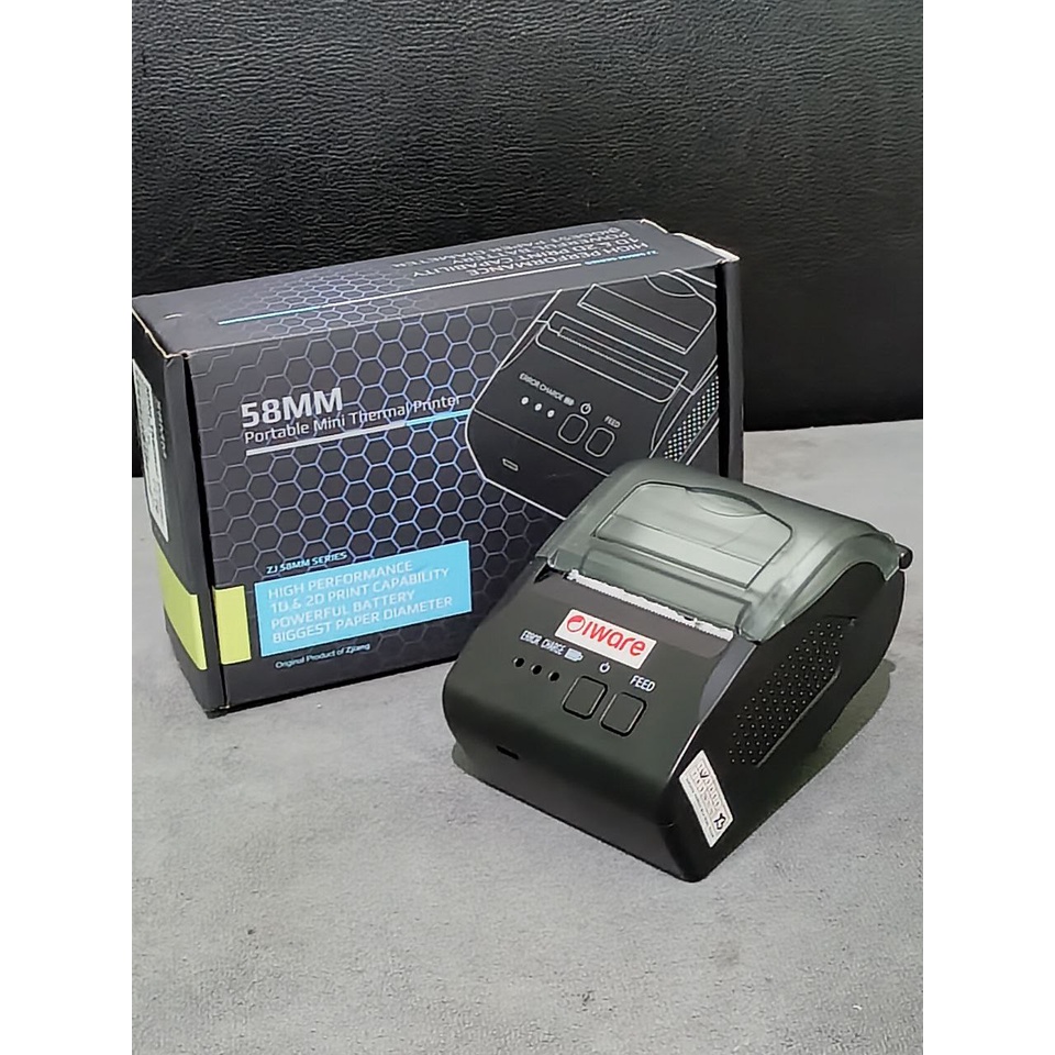 Jual PRINTER THERMAL BLUETOOTH IWARE ZJ5809 58mm Shopee Indonesia