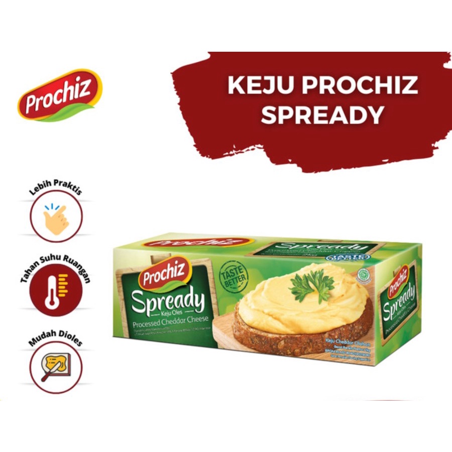 Prochiz Spready Cheddar Cheese Keju Oles 2 kg