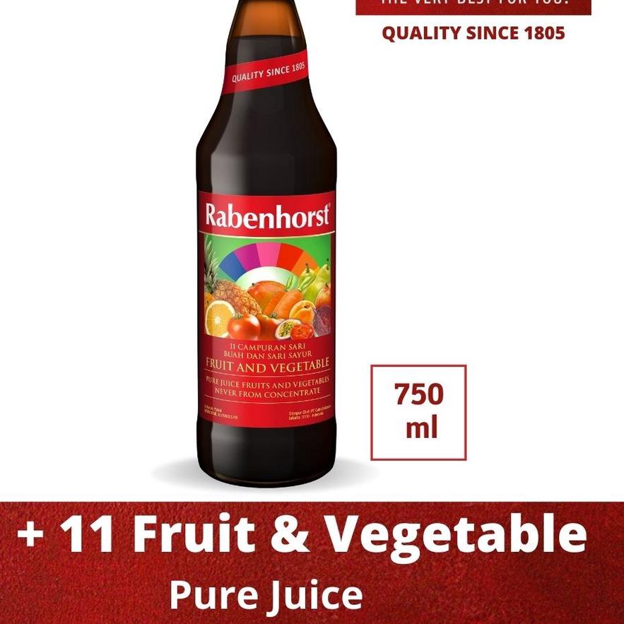 

● Rabenhorst 11 Plus 11 Fruit & Vegetable Pure juice 750ml ➲