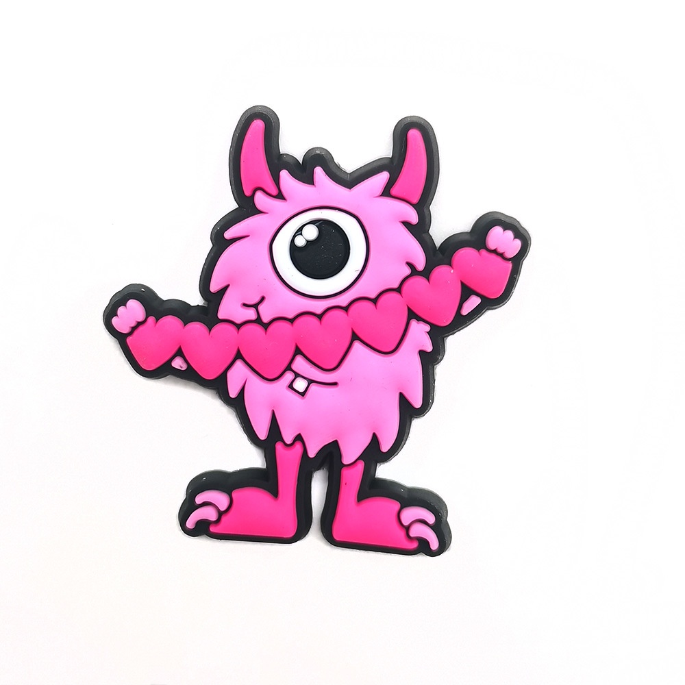 Aksesoris Menghias Sandal Lucu Jibbitz Kartun Valentine Monster Crocs charms Pin Sepatu Sandal Gesper Hadiah