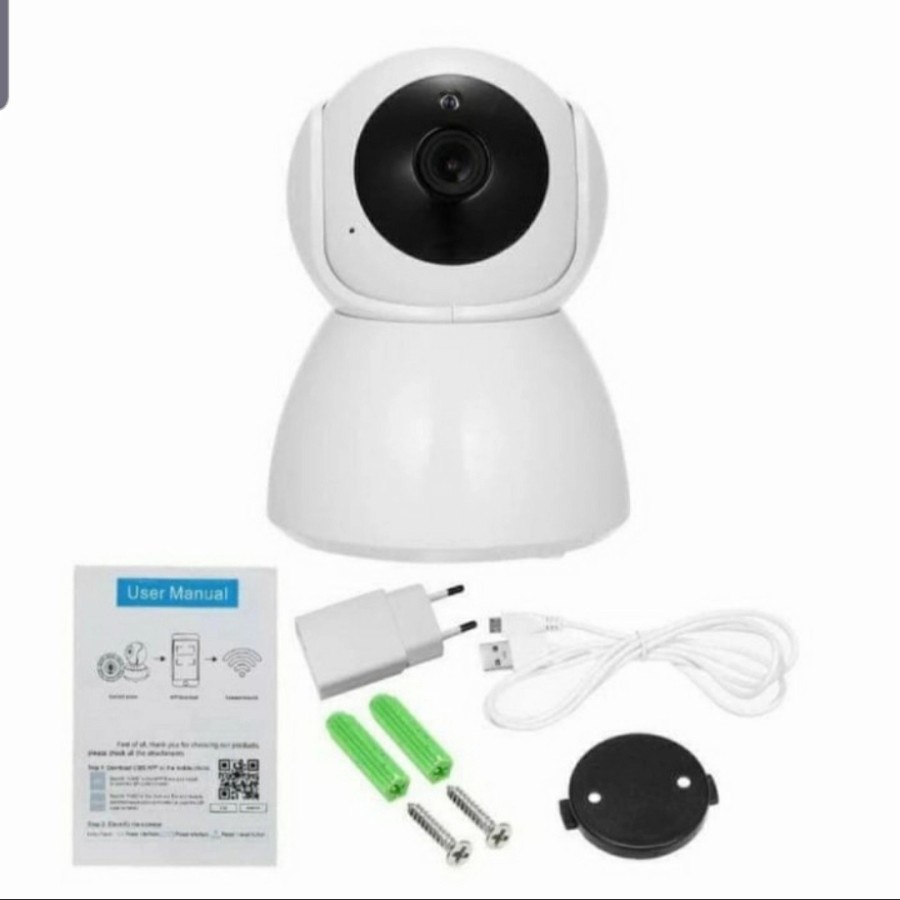 IP CAMERA V380 2MP FULL HD 960P WIRELESS CCTV WIFI SNOWMAN AP MODE murah