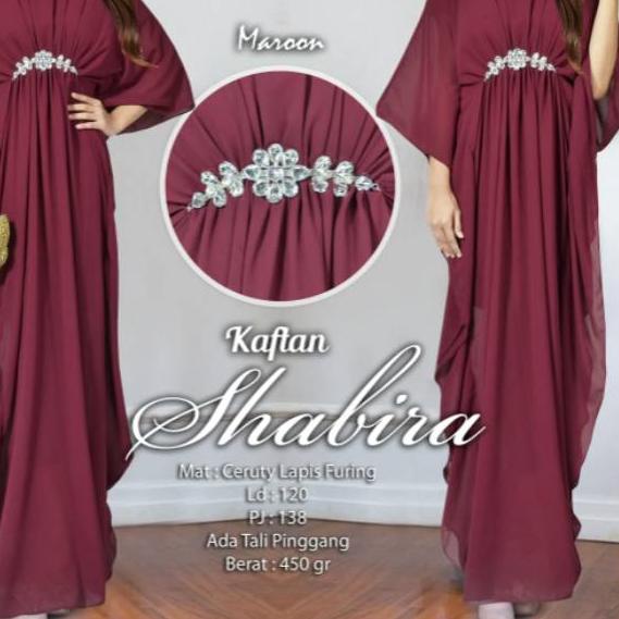 ۩ Shabira Kaftan / Kaftan Terlaris / Bisa COD ✫
