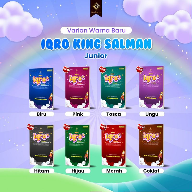

Iqro King Salman Junior Custom Nama Full Colour dan Kertas Tebal
