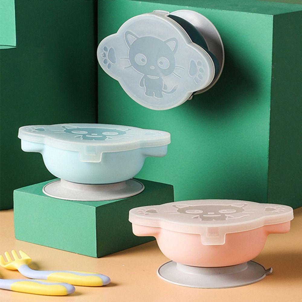 NEEDWAY Needway Mangkuk Makanan Pelengkap Anak Bendable Lovely Cute Baby Spoon Reusable Kids Feeding Product Kids Bowl