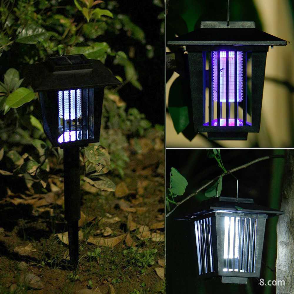 Xingli Lampu Taman UV Anti Nyamuk Solar Power 2in1 Light - XL-219