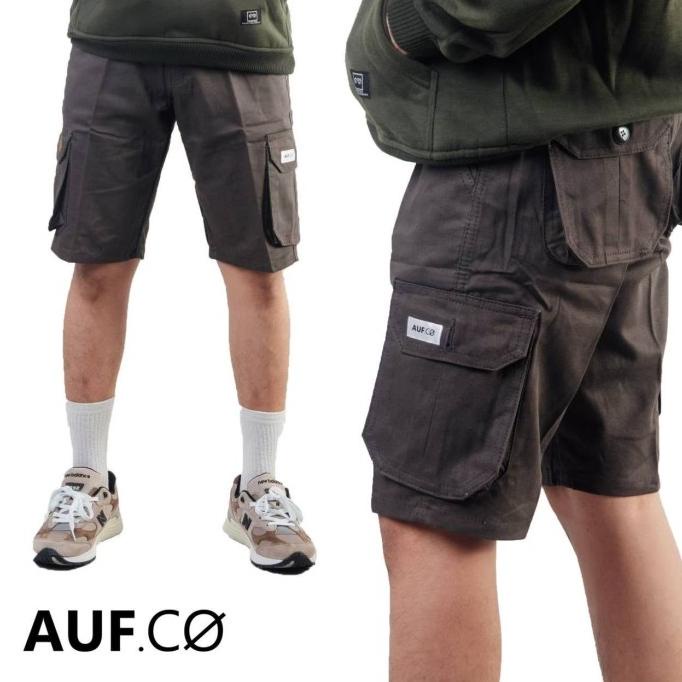Celana Cargo Kargo Pria Pendek Outdoor Gunung Abu Tua Auf.co 28-42