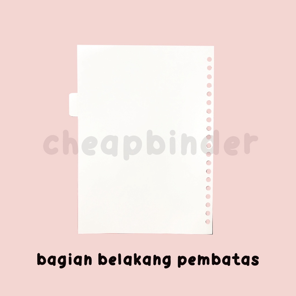 

Terlaris ✨ -Pembatas Binder 20 Ring Ready Stock We Bare Bears Divider Binder- 2.2.23