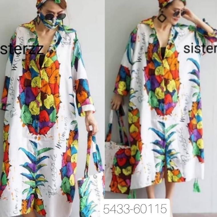 MURAH TUNIK SISTERZZ TUNIK MOTIF DRESS BANGKOK TUNIK ETNIK BOHEMIAN TUNIK ZARA DRESS VINTAGE MOTIF A
