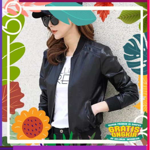 Jaket Bomber List , Jaket Bomber FiFi dan DIONA / caramel khaki