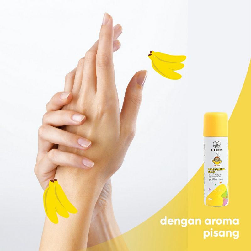 Bigroot Foodgrade Hand Sanitizer Spray Sang Pisang 50ml