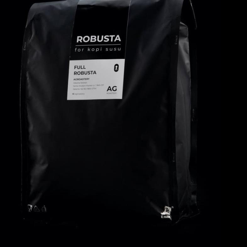 

➽ Biji Kopi Full Robusta Kopi Susu Ekonomis 1 KG | 1KG ♦