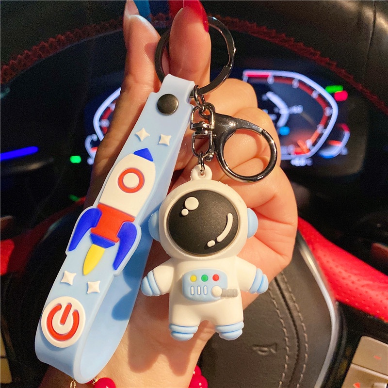 Gantungan Kunci Bentuk Astronot Kartun Untuk Hadiah Ulang Tahun