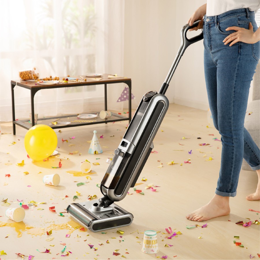 Uwant X100 Vacuum Vakum Cleaner Cordless Wireless Wet Dry Multifungsi Mesin Penyedot Penghisap Debu Basah &amp; Kering Tanpa Kabel