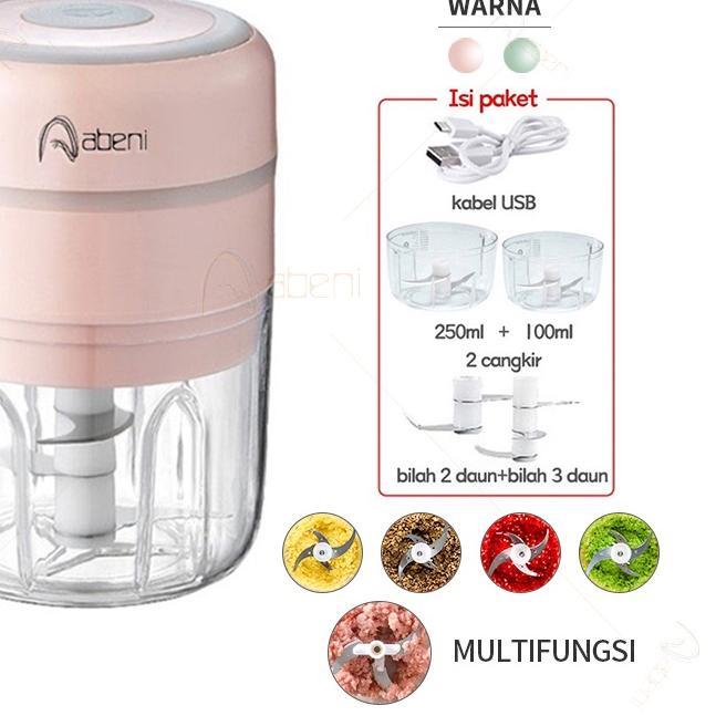 ❈ Abeni blender mini /USB Multifungsi Blender Bumbu Dapur Praktis blender portable Food Chopper ♀