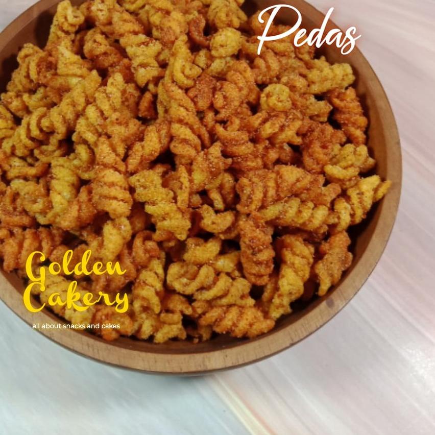 

♙ Pasta Makaroni Spiral Viral Gurih Renyah - 1 kg ☟