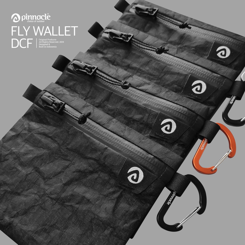 Pinnacle Fly Wallet Black - Dyneema ( DCF )