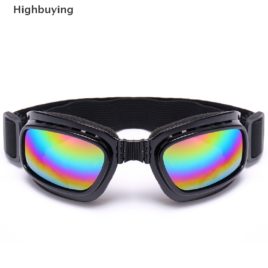 Hbid Kacamata Perlindungan Kacamata Bening Naik Motor Kacamata Perlindungan UV Angin Debu Tahan Debu Bersepeda Outdoor Sport Goggles Glory