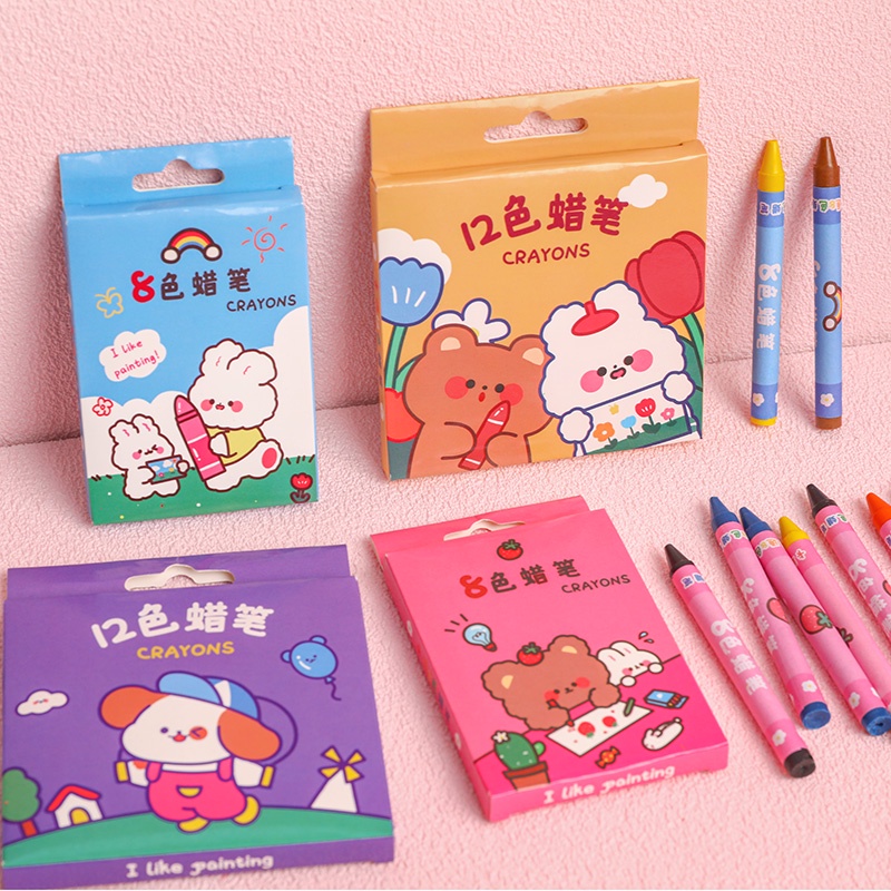 

CRAYON MINI ISI 8 DAN 12 MOTIF LUCU / CRAYON MEWARNAI UNTUK ANAK ISI 8 DAN 12 WARNA BS