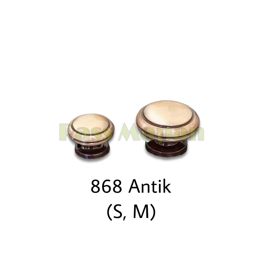 Knob Tarikan Lemari Laci Aluminium 868 Antik