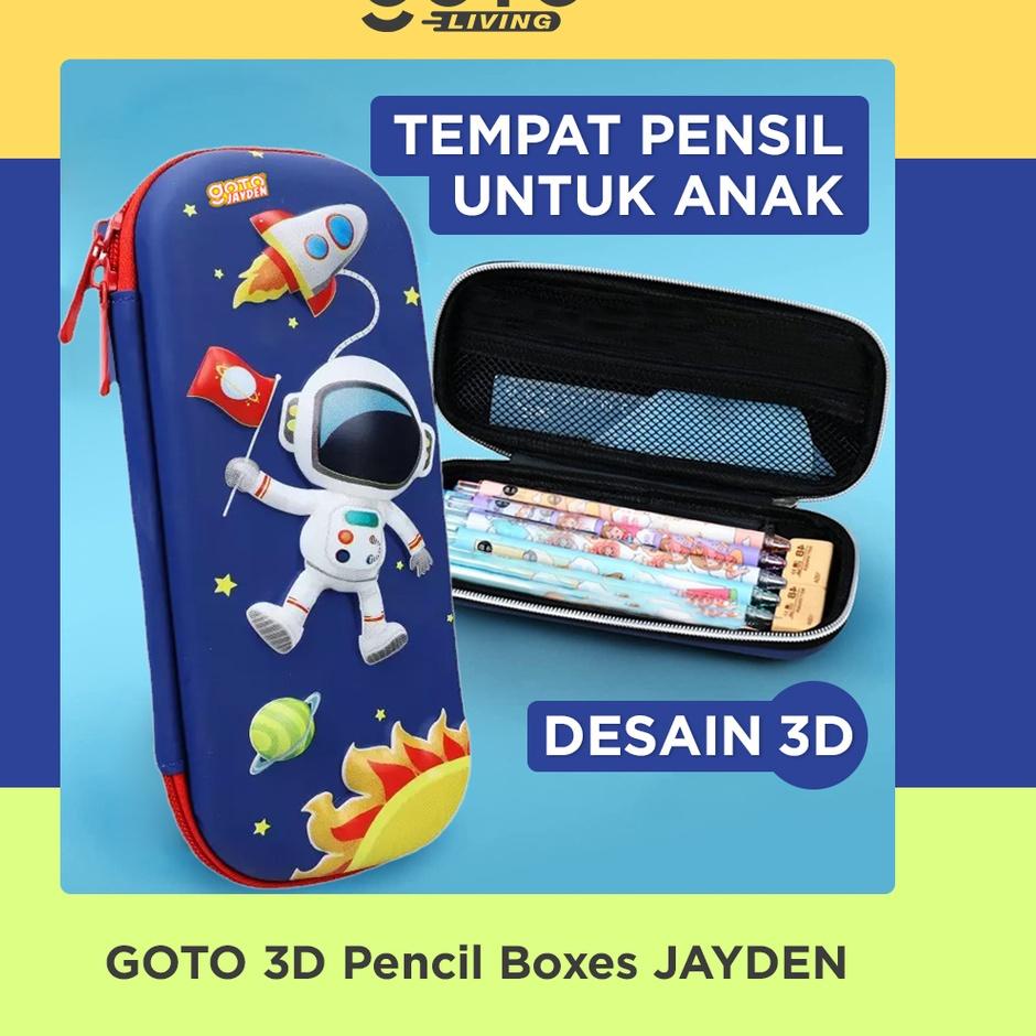 

Diskon Minggu Ini Goto Jayden Kotak Pensil Anak Tempat Alat Tulis 3D Karakter Timbul