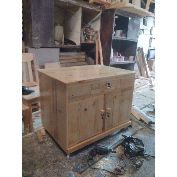 Bufet / rak multifungsi kayu jati belanda