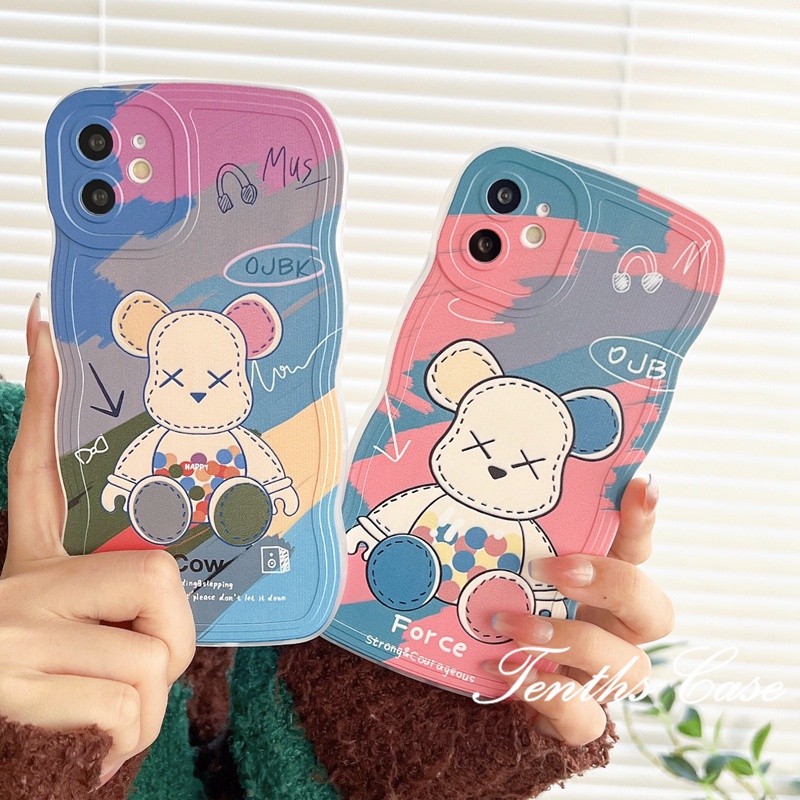 Redmi 12C A1 10C 10A 10 9 9A 9C 9T Note 12 11 Pro+11s 11 10s 10 9s 9 8 Pro Poco X4Pro X3 Pro X3NFC M3 M4 F3 Mi11 Lite 10TPro Warna Bear Phone Case Soft Cover