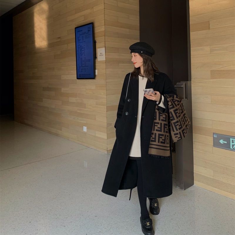 COAT WOOL MUSIM SEMI MUSIM GUGUR  WANITA PREMIUM