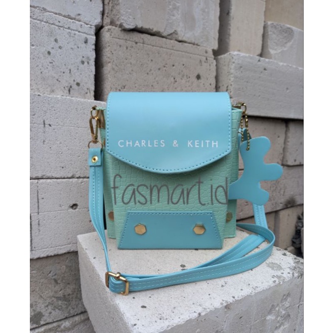 Tas Selempang Croco Retro Mini Slingbag Muat HP Semua Merk