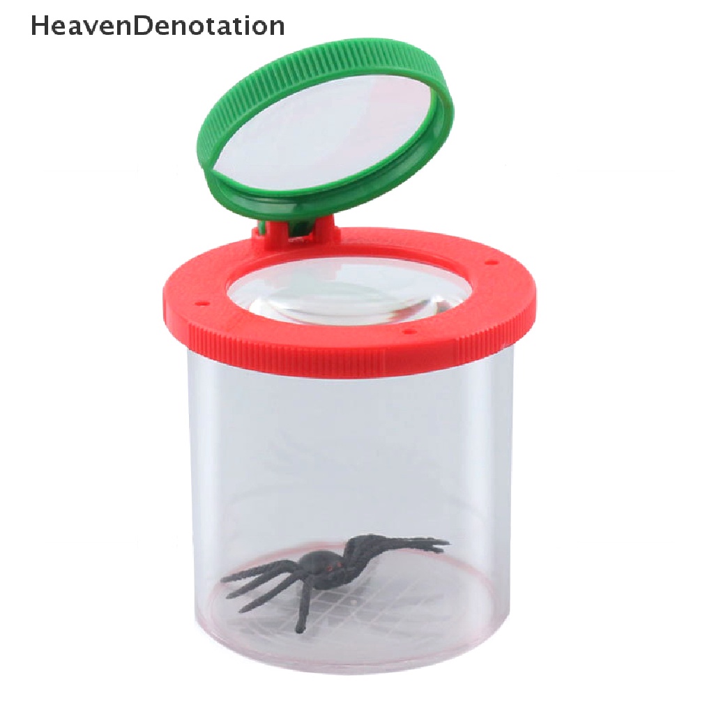 [HeavenDenotation] Kaca Pembesar Rumah Anak Silinder Crawler Spider Insect Box Magnifying HDV