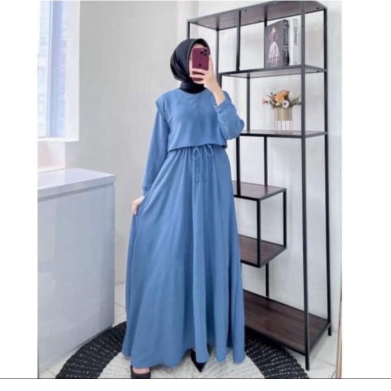 RECOMENDED GAMIS GLENCA MAXY DRESS CRINGKEL AIR FLOW